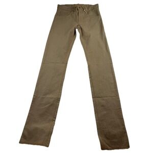 Dearborn Denim Jeans Slim Fit Mens 28x36 Beige Unfinished Hem USA  NWT